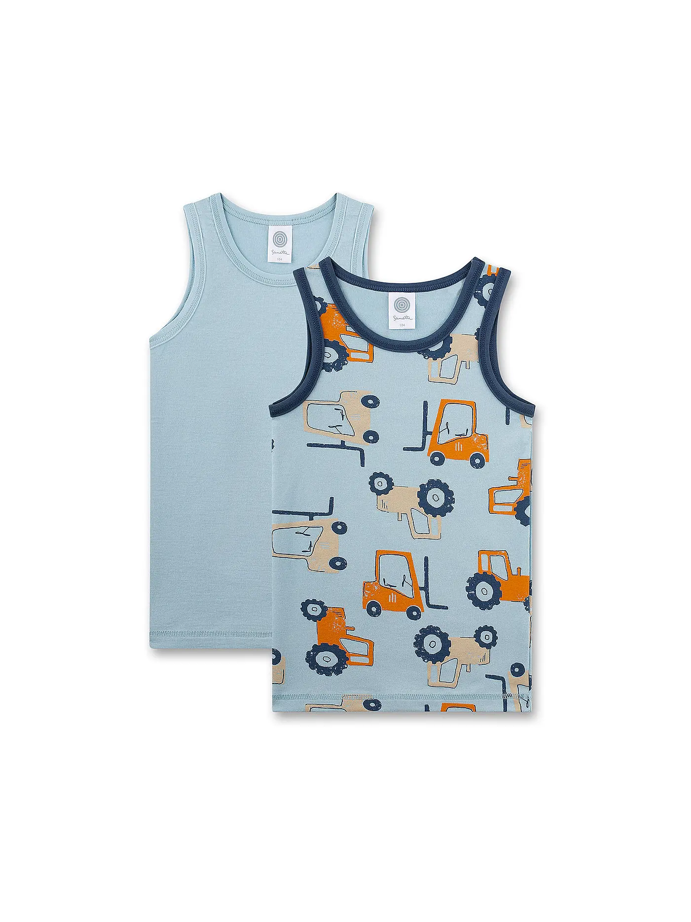 SANETTA | Jungen Top 2er Pkg. blue pale | 